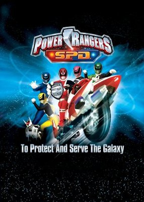 Power Rangers S.P.D. movie poster (2005) wooden framed poster