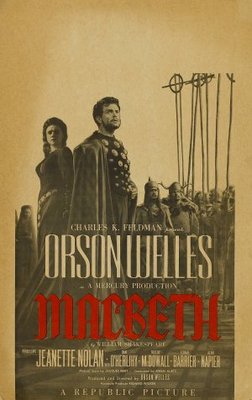 Macbeth movie poster (1948) wood print