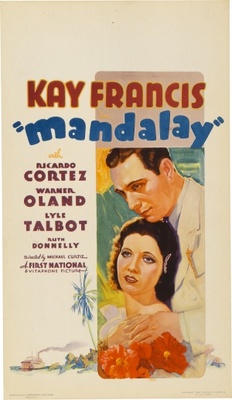 Mandalay movie poster (1934) wooden framed poster