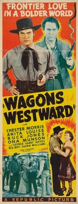 Wagons Westward movie poster (1940) wood print