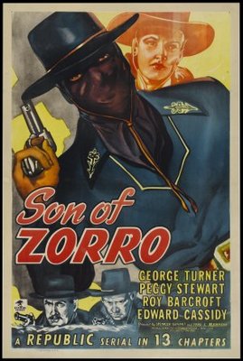 Son of Zorro movie poster (1947) canvas poster