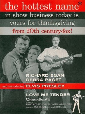 Love Me Tender movie poster (1956) t-shirt
