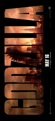 Godzilla movie poster (2014) Mouse Pad MOV_d9d1537f