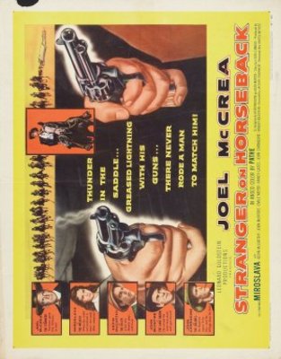 Stranger on Horseback movie poster (1955) tote bag