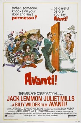 Avanti! movie poster (1972) metal framed poster