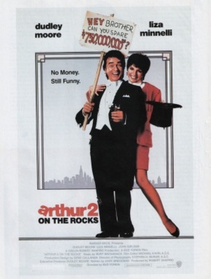 Arthur 2: On the Rocks movie poster (1988) metal framed poster