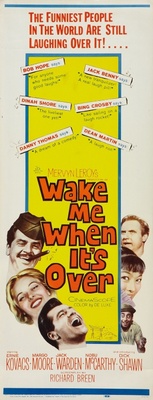 Wake Me When It's Over movie poster (1960) wood print