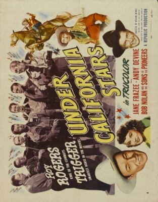 Under California Stars movie poster (1948) canvas poster