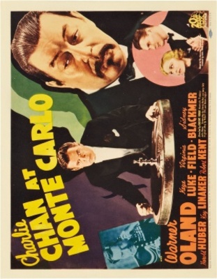 Charlie Chan at Monte Carlo movie poster (1937) canvas poster