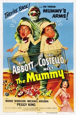 Abbott and Costello Meet the Mummy movie poster (1955) mouse pad