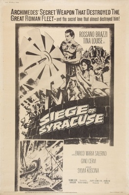L'assedio di Siracusa movie poster (1960) wooden framed poster