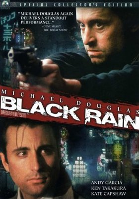 Black Rain movie poster (1989) pillow