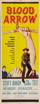 Blood Arrow movie poster (1958) pillow