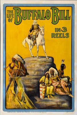 The Life of Buffalo Bill movie poster (1912) poster with hanger