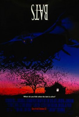 Bats movie poster (1999) wooden framed poster