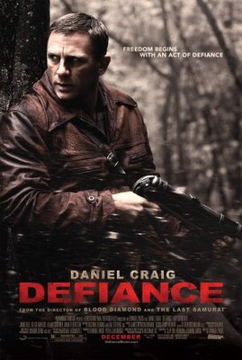 Defiance movie poster (2008) wood print