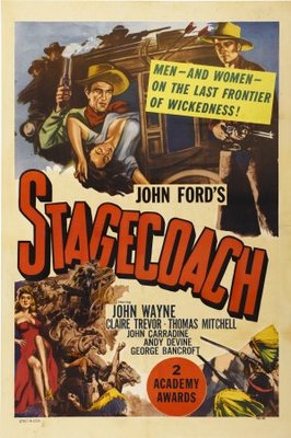Stagecoach movie poster (1939) Stickers MOV_dad0d341