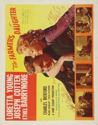 The Farmer's Daughter movie poster (1947) metal framed poster