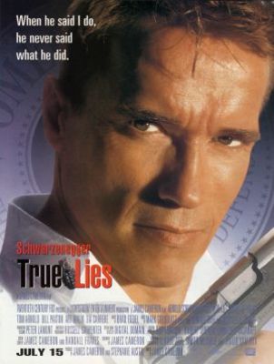 True Lies movie poster (1994) mouse pad