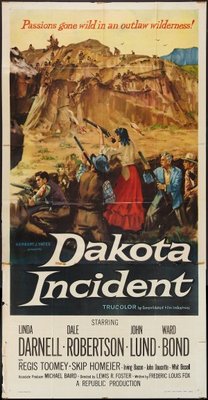 Dakota Incident movie poster (1956) canvas poster