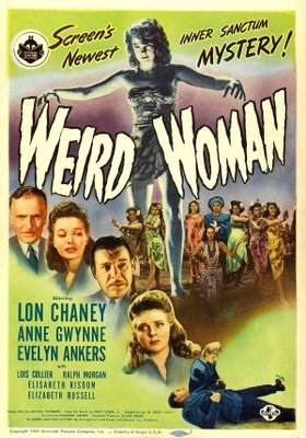 Weird Woman movie poster (1944) pillow