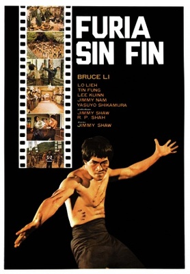 Jing wu men xu ji movie poster (1977) poster with hanger