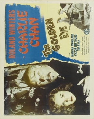 The Golden Eye movie poster (1948) pillow