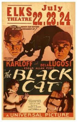 The Black Cat movie poster (1934) Stickers MOV_db162315