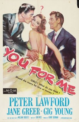 You for Me movie poster (1952) Poster MOV_db24fd5c