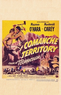 Comanche Territory movie poster (1950) poster with hanger