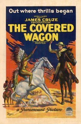 The Covered Wagon movie poster (1923) wooden framed poster