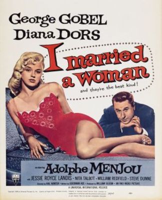 I Married a Woman movie poster (1958) wooden framed poster