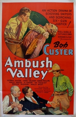 Ambush Valley movie poster (1936) poster with hanger