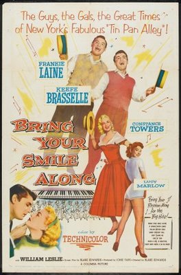 Bring Your Smile Along movie poster (1955) wooden framed poster