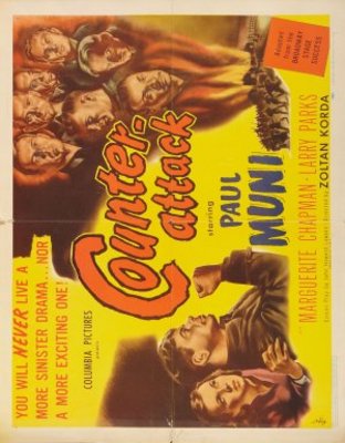 Counter-Attack movie poster (1945) metal framed poster