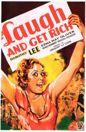 Laugh and Get Rich movie poster (1931) Stickers MOV_dbefxird