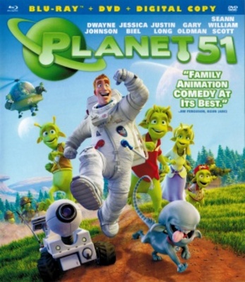 Planet 51 movie poster (2009) wood print
