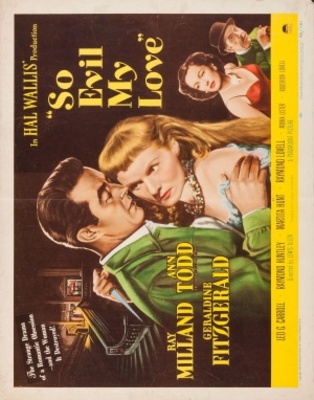 So Evil My Love movie poster (1948) tote bag