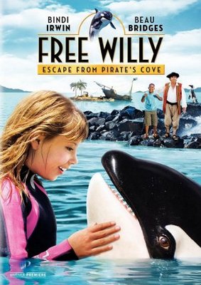 Free Willy: Escape from Pirate's Cove movie poster (2010) poster with hanger