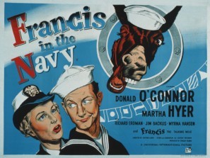 Francis in the Navy movie poster (1955) Poster MOV_dbjhnmzi