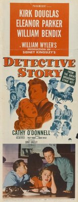 Detective Story movie poster (1951) metal framed poster