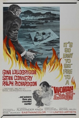 Woman of Straw movie poster (1964) metal framed poster