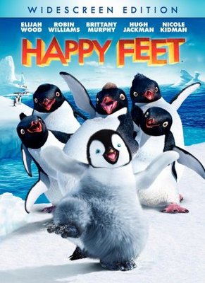 Happy Feet movie poster (2006) pillow