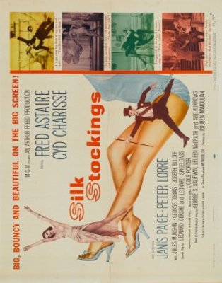 Silk Stockings movie poster (1957) canvas poster
