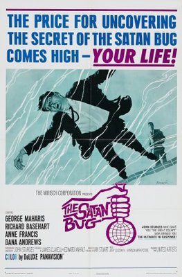 The Satan Bug movie poster (1965) metal framed poster