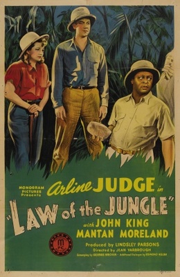 Law of the Jungle movie poster (1942) wooden framed poster