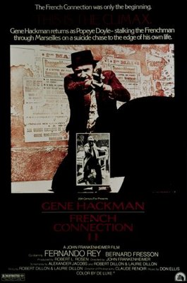 French Connection II movie poster (1975) wooden framed poster