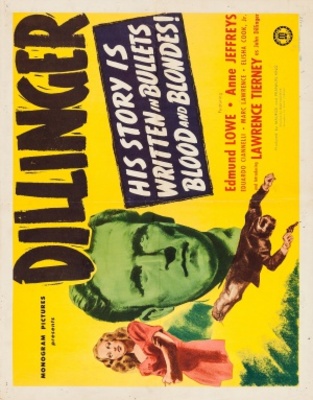 Dillinger movie poster (1945) metal framed poster