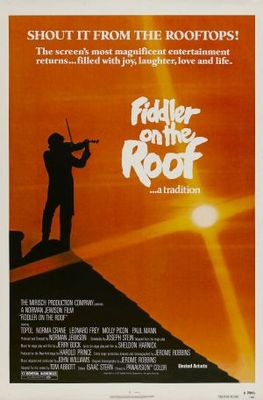 Fiddler on the Roof movie poster (1971) t-shirt