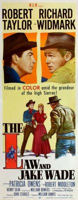 The Law and Jake Wade movie poster (1958) tote bag